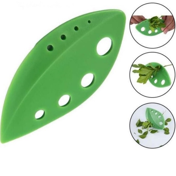 Herb Stripper 8 Holes Kitchen Tool Stripping Thyme, Rosemary, Oregano Kale Spice - Picture 7 of 9